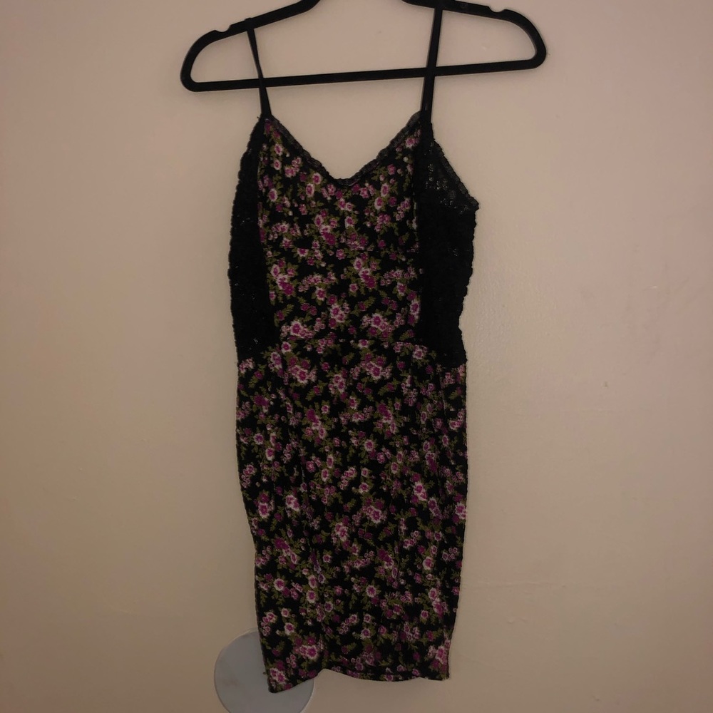 Free People Intimately Floral Black Lace Dress - Picture 6 of 8